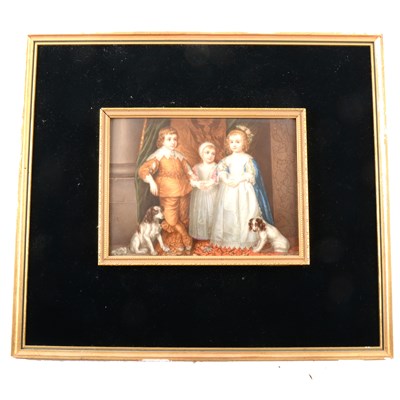 Lot 168 - After Sir Anthony van Dyck, Three Eldest Children of King Charles I, ...