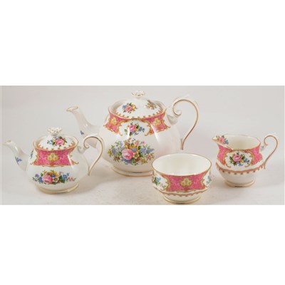 Lot 201 - A Royal Albert Lady Carlyle teaset.