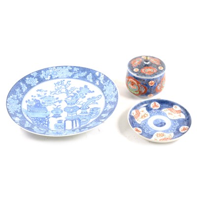 Lot 36 - Chinese blue and white porcelain dish