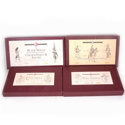 Lot 106 - Modern Britains toy soldiers; nine large cased sets