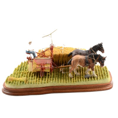 Lot 214C - Border Fine Arts, "The Last Bout", a limited edition group by Ray Ayres, 214/600, with certificate.
