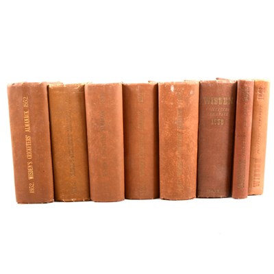 Lot 100 - Wisden Cricketers' Almanacks: 1932, 1934-38, 1943 & 1946 hardbacks
