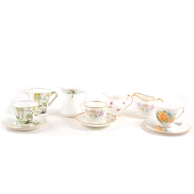 Lot 75 - A Large quantity of English bone china teaware, assorted makers