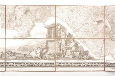 Lot 545 - Rizzi Zannoni, Topografica Dell' Agro Napoletano, 1793, and other maps