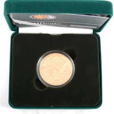 Lot 215 - Royal Mint 2001 gold proof Victorian Anniversary Crown