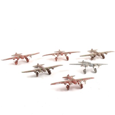 Lot 148 - Quantity of lead cast WW2 aircraft models.