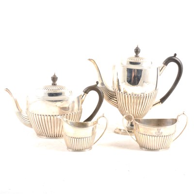 Lot 172 - Silver four piece teaset, Mappin & Webb (John Newton Mappin)
