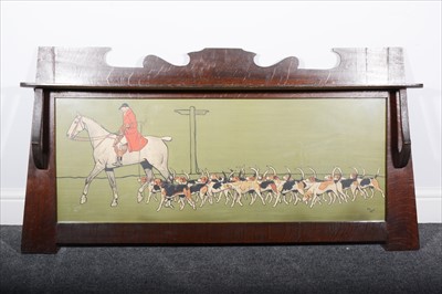 Lot 27 - An Arts and Crafts oak picture frame, by Liberty & Co.