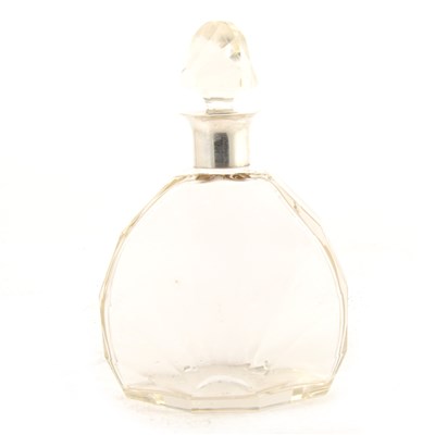 Lot 124 - Art Deco silver mounted decanter, 1926.