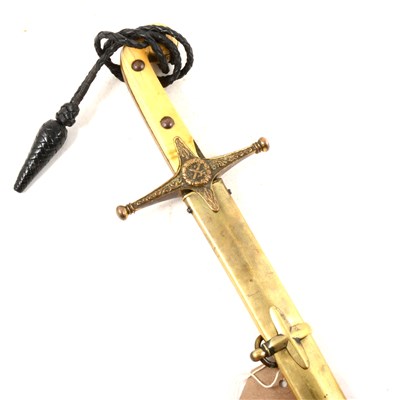 Lot 135 - 19th Century General Officers scimitar, ivory...
