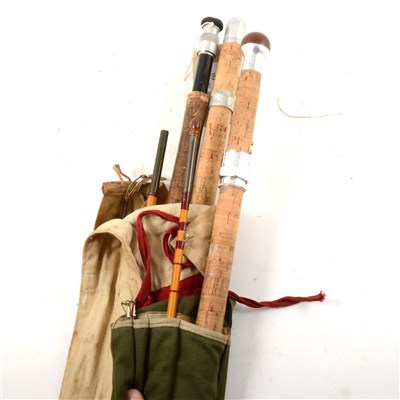 Lot 153 - Hardy rods, The Wye Palakona with two top...