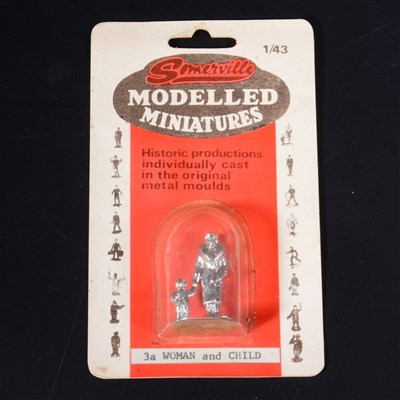 Lot 455 - Somerville Modelled Miniatures; no.3a Woman and Child, in blister pack case.