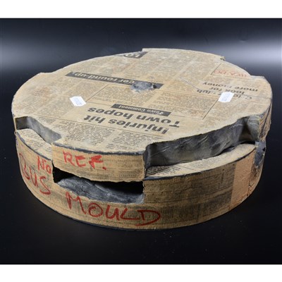 Lot 422 - Original Somerville Models mock-up rubber mould for a Double Decker bus, 27.5cm diamiter