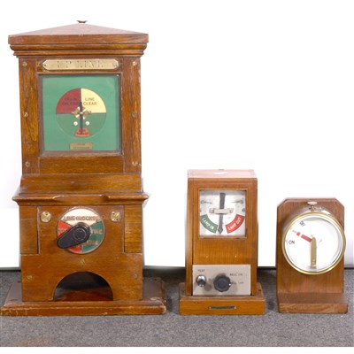 Lot 83 - Three railway signal boxes.