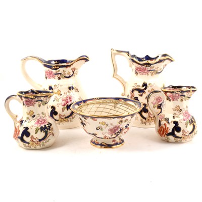 Lot 100 - A collection of Masons earthenware, Mandalay pattern, ...