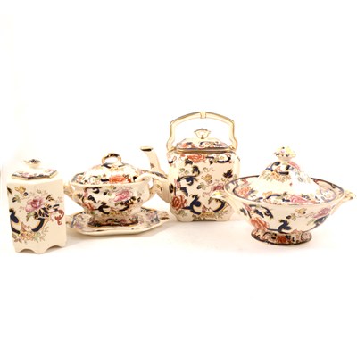 Lot 99 - A collection of Masons earthenware, Mandalay pattern, ...