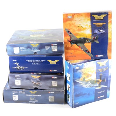 Lot 295 - Six Corgi Aviation Collection die-cast model aircraft, all boxed.