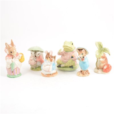 Lot 24 - Six Border Fine Arts and Royal Albert Beatrix Potter Figures