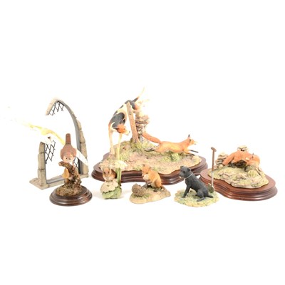 Lot 11 - A Border Fine Arts group, The Chase, ...