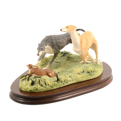 Lot 33 - A Border Fine Arts Model, Hare Coursing, ...