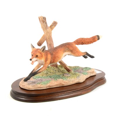 Lot 34 - A Border Fine Arts model, Running Fox, ...