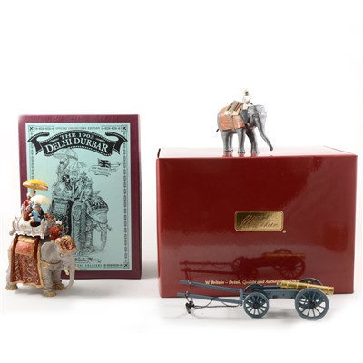 Lot 100 - Britains military figures; 8848 The Delhi Durbar 1903 set, boxed, and 43125 Victoria Cross and Indian Mutiny set, boxed.