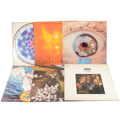 Lot 674 - Six vinyl music LP records; mostly Progressive Rock music.