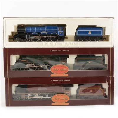 Lot 34 - Two Hornby OO gauge model railway locomotives, including 'Wild Swan'