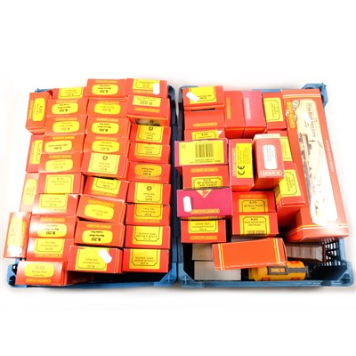 Lot 44 - Approximately fifty five Hornby OO gauge model railway wagons.