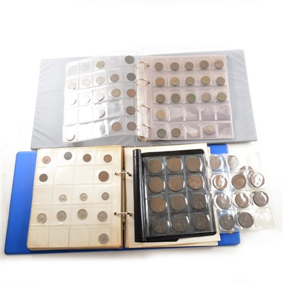 Lot 69 - A collection of coins in albums, ..