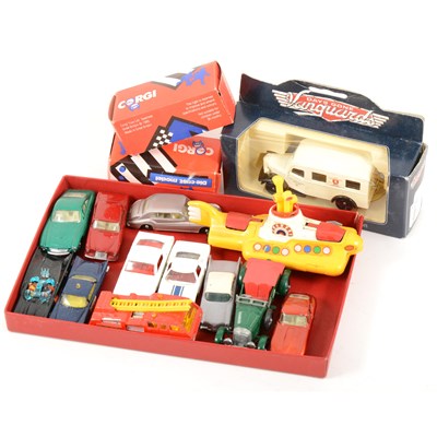 Lot 246 - Vintage and modern die-cast models; including Corgi Toys The Beatles Yellow Submarine