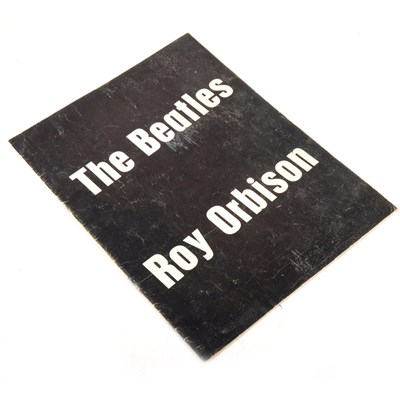 Lot 640 - The Beatles interest; an original 1963 UK tour programme, with Roy Orbison