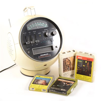 Lot 630 - A retro PrinzSound stereo module 8 track player.