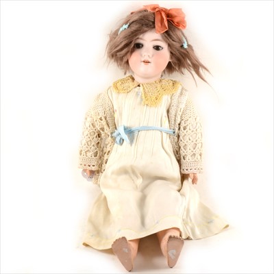 Lot 116 - Armand Marseille 'Floradora' bisque head doll, sleeping eyes, composition body, 58cm