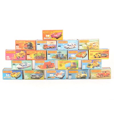 Lot 285 - Matchbox Superfast die-cast models; a run for no.39 to no.57, all boxed.