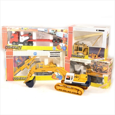 Lot 222 - A good quantity of mostly Joal die-cast model construction vehicles, some boxed.