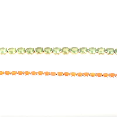 Lot 179 - Two tennis bracelets.