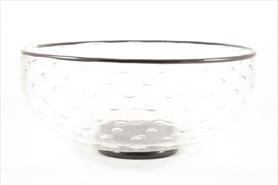 Lot 182 - A large glass bowl, by Stefano Toso, Murano.