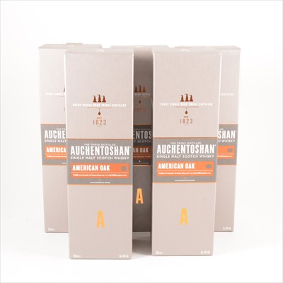 Lot 597 - AUCHENTOSHAN - American Oak, single malt Scotch whisky, five bottles