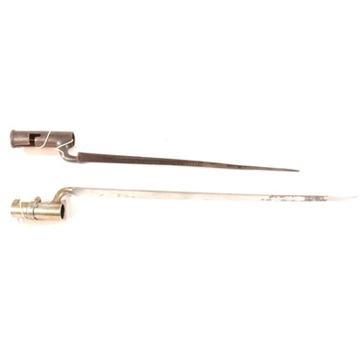 Lot 228 - Two socket bayonets.