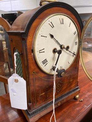 Lot 397 - A Regency mahogany bracket clock