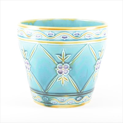 Lot 21 - A 'Secessionist' style pottery jardinière, by Minton, circa 1900