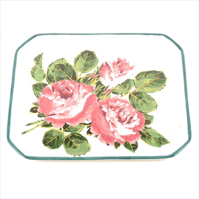 Lot 30 - Wemyss pottery tray