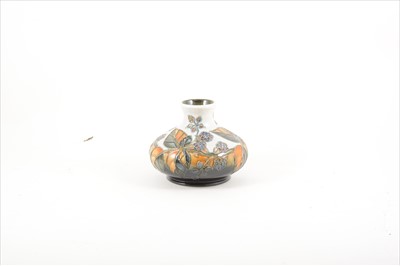 Lot 4 - A 'Blackberry' design vase, Moorcroft Pottery, 1997.