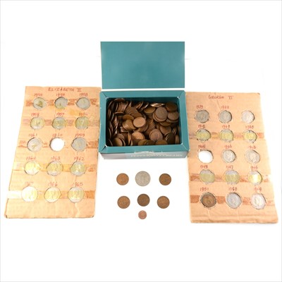 Lot 188 - A large quantity of pre-decimal British coinage