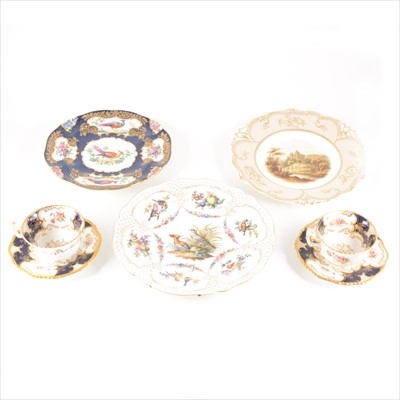 Lot 71 - Booth's part dessert set, Coalport cups and saucers, etc
