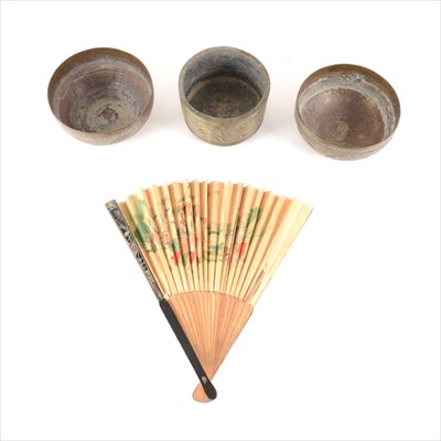 Lot 127 - A small Chinese bronze jardinière, ...