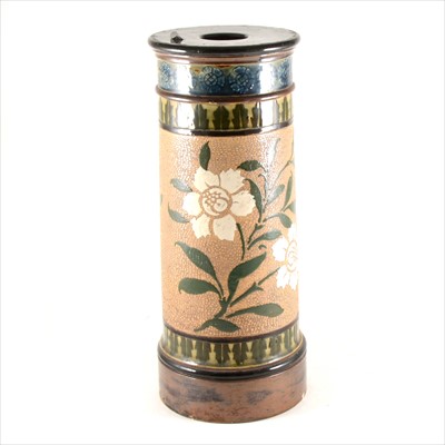 Lot 60 - Doulton Lambeth stoneware jardiniere stand