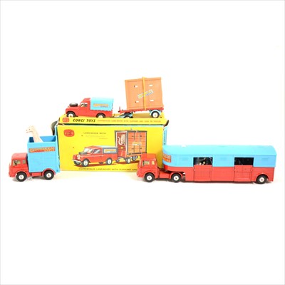 Lot 185 - Three Chipperfields Circus Corgi Toys models, including gift set no.19.