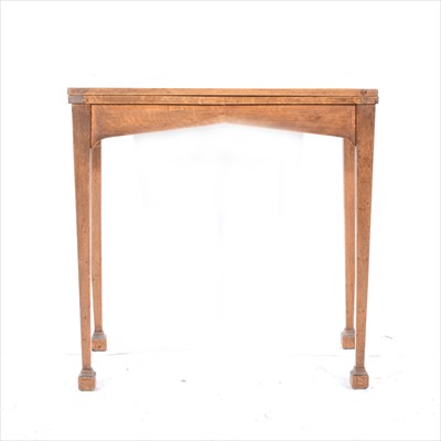 Lot 464 - An Edwardian oak card table